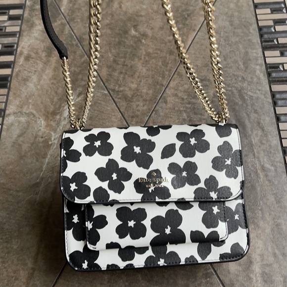 Kate Spade remi graphic blooms flap chain crossbody - Picture 6 of 16